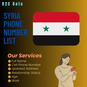 Syria phone number list